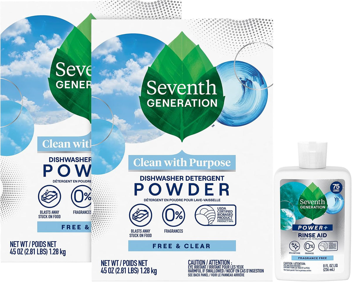 Seventh-Generation-Dishwasher-Detergent-Powder-+-Rinse-Aid,-Free-&-Clear---266