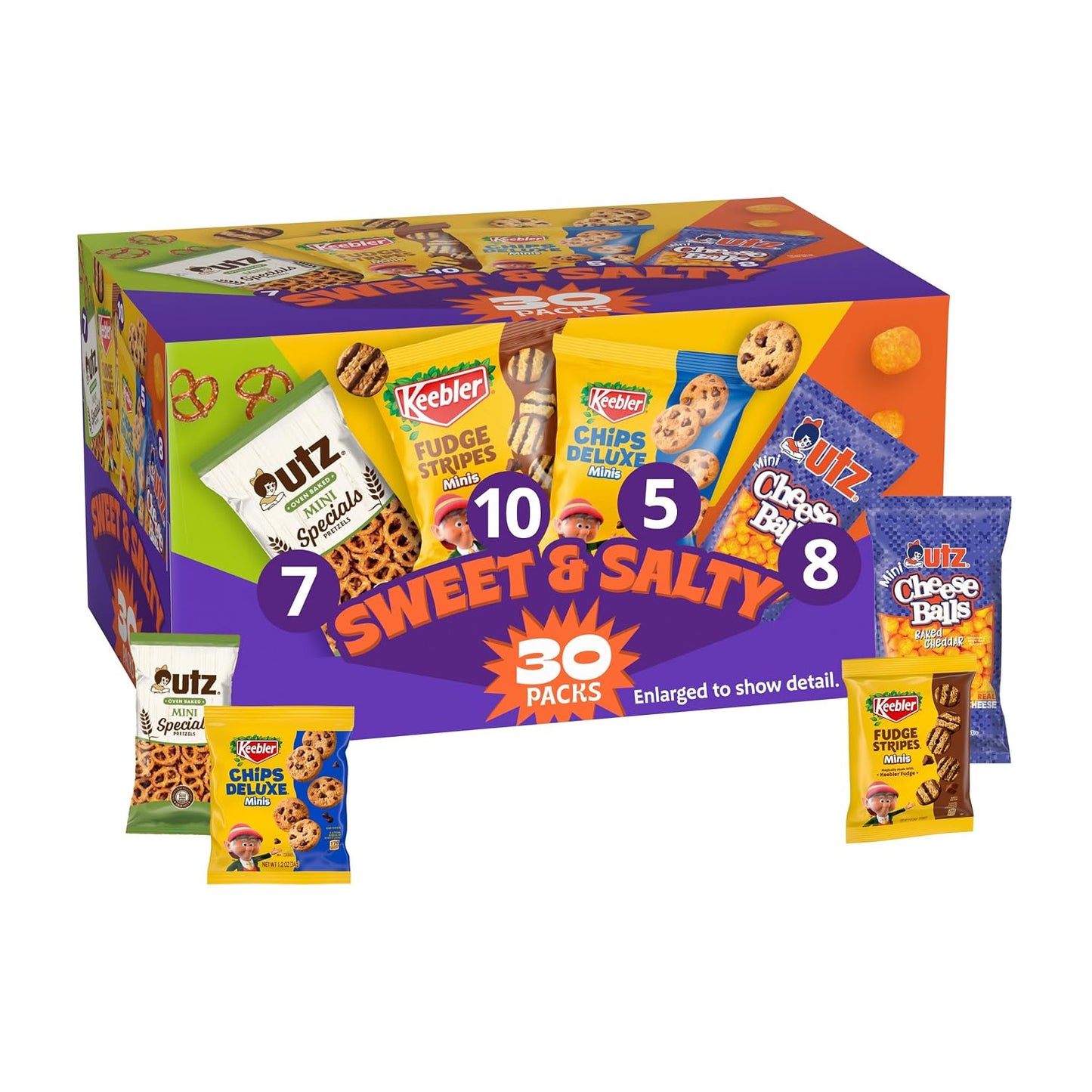 Keebler-Sweet-&-Salty-Variety-Pack,-30-Count-Box,-Includes-Keebler-Chips--Deluxe,-Fudge-Stripes,-mini-1467