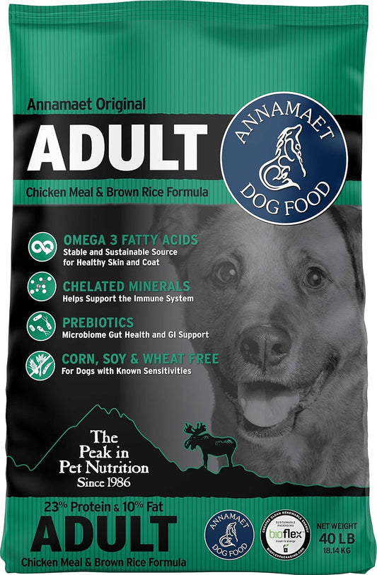 Annamaet-Original-Adult-Formula-Dry-Dog-Food,-0.23-Protein-(Chicken-&-Brown-Rice),-1282