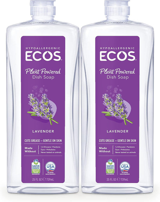 ECOS®-Hypoallergenic-Dish-Soap,-Natural-Lavender,-25-Fl-Oz-(Pack-of-2)-98