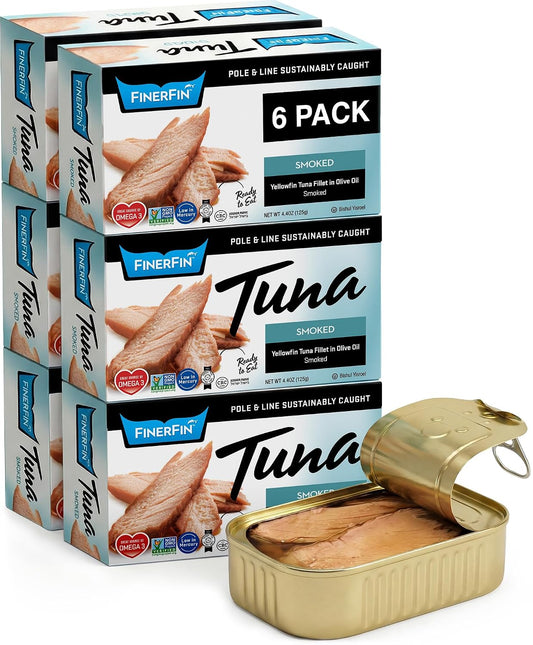 FinerFin-Premium-Smoked-Yellowfin-Tuna-Fillets-in-Organic-Extra-Virgin-Olive-Oil,-4.4-480