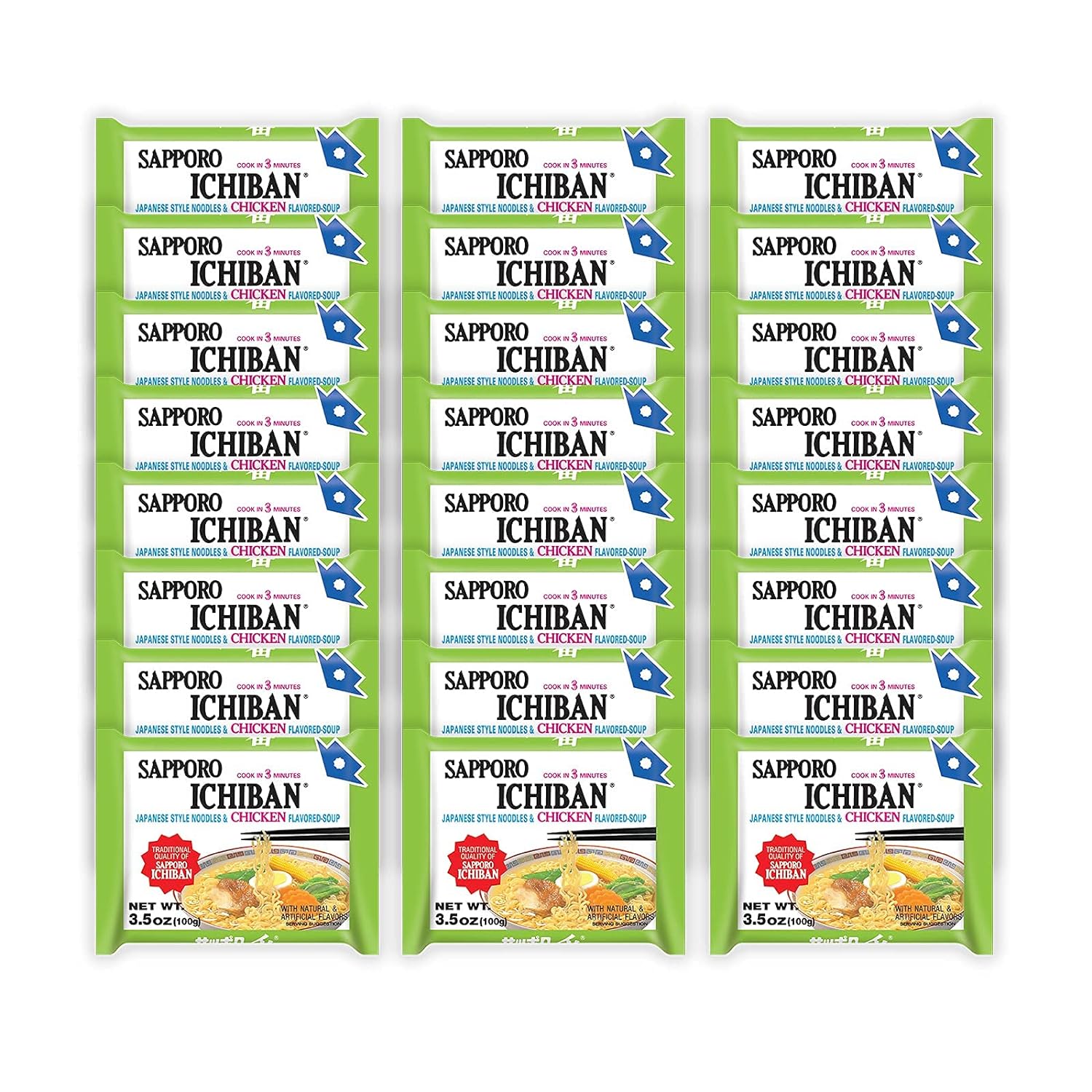 [SAPPORO-ICHIBAN]-Ramen-Noodles,-Chicken-Flavor,-2485