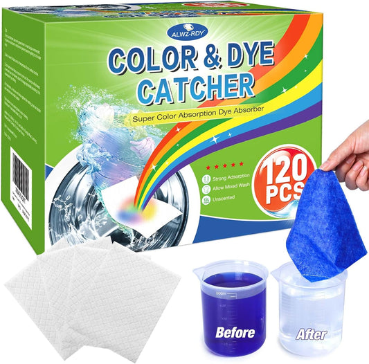 Color-Dye-Catchers-for-Laundry-120ct,-Super-Absorption-Color-Trapping-3042