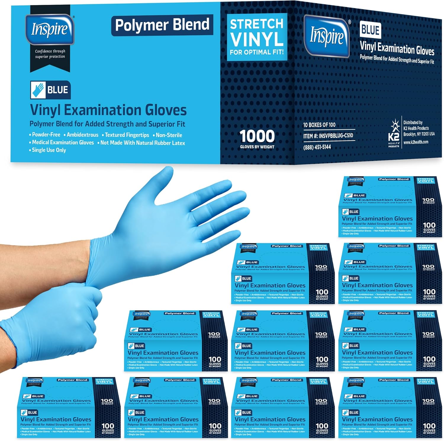 Inspire-Nitrile-Vinyl-Blend-Exam-Gloves---Disposable,-Latex-Free,-Medical,-Multipurpose-for-Cooking-----735