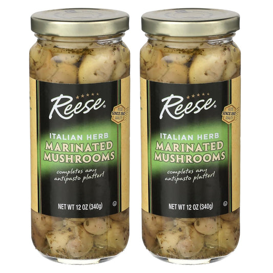 Reese-Italian-Herb-Marinated-Mushrooms-|-Antipasto-|-12OZ-(2-Pack)---564