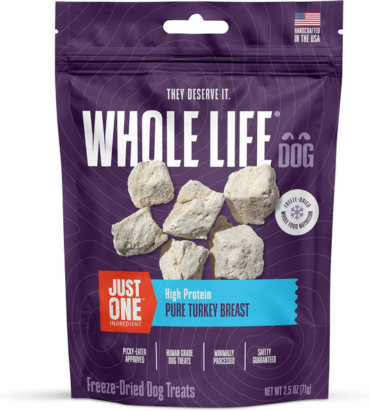 Whole-Life-Dog-Just-One-Turkey-Freeze-Dried-Dog-Treats---Grade-168