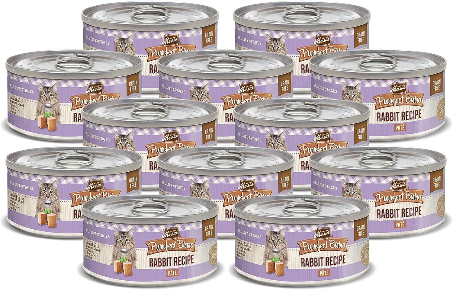 Merrick-Purrfect-Bistro-Canned-Cat-Food,-Rabbit-Pâté-411