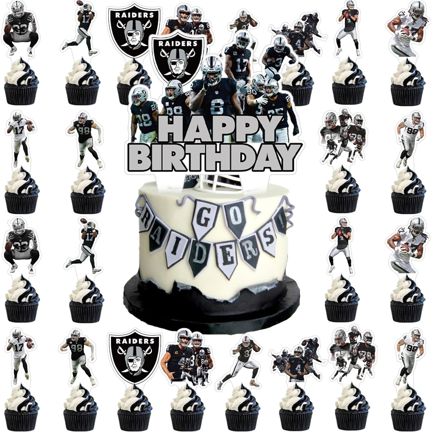 37pcs-Las-Vegas-Raiders-Cake-Topper-and-Cupcake-919