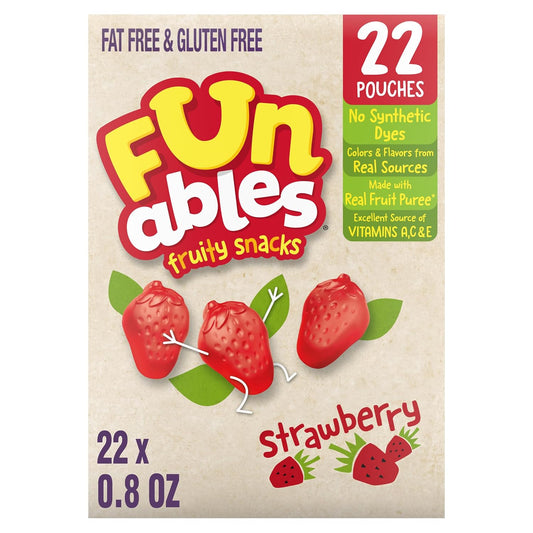 Funables-Strawberry-Fruit-Snacks,-Gluten-Free,-0.8-oz,-22-Ct-------1375