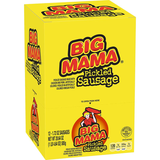 Penrose-Big-Mama-Salchichas-en-escabeche,-2.4-onzas,-paquete-de-12-----1402