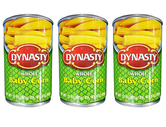 Dynasty-Whole-Baby-Corn,-(3-Pack,-565