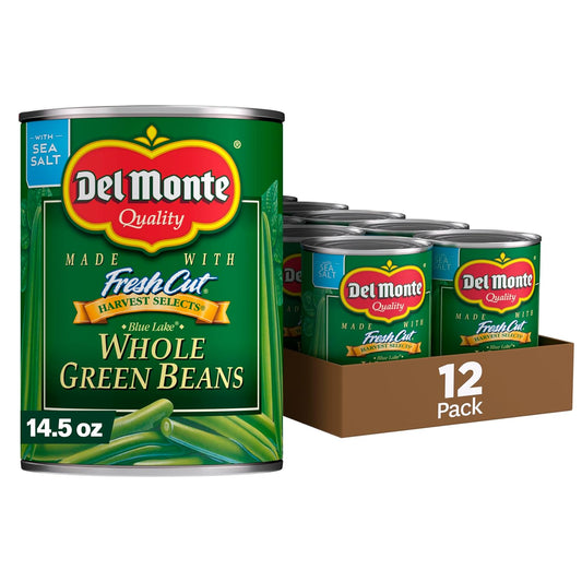 DEL-MONTE-HARVEST-SELECTS-BLUE-LAKE-Whole-Green-Beans,-Canned-Vegetables,-12-905