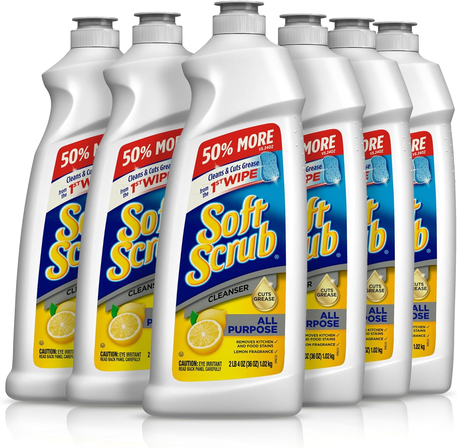 Soft-Scrub-All-Purpose-Cleaner,-Surface-Cleanser,-Lemon,-36-Fluid-Ounces,-6-Count-----1448