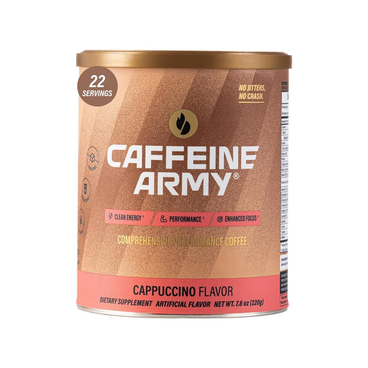 CAFFEINE-ARMY-Cappuccino-|-Café-funcional-integral-con-MCT,-CoQ10,-colágeno-adaptógenos:1537