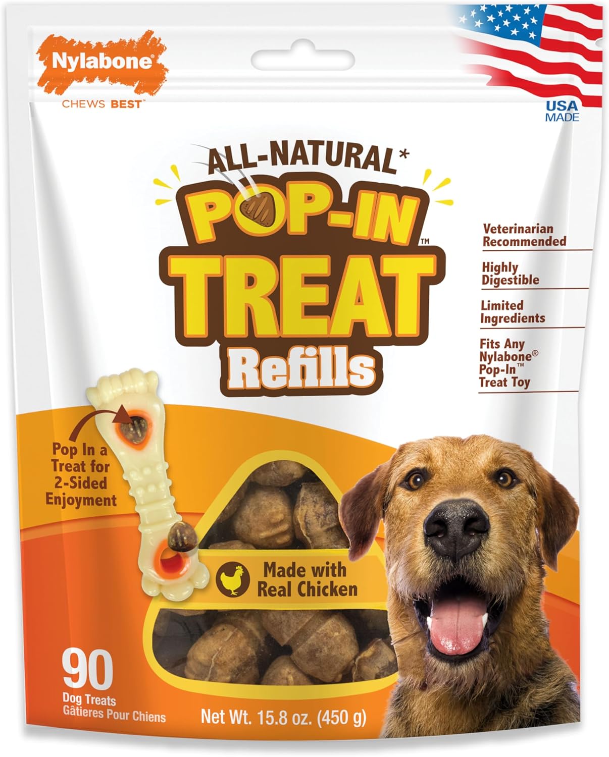 Nylabone-Pop-in-Treat-Toy-Refill-Chews,-All-Natural-Dog-Treats-for-Treat-Dispensing-Chicken-2651