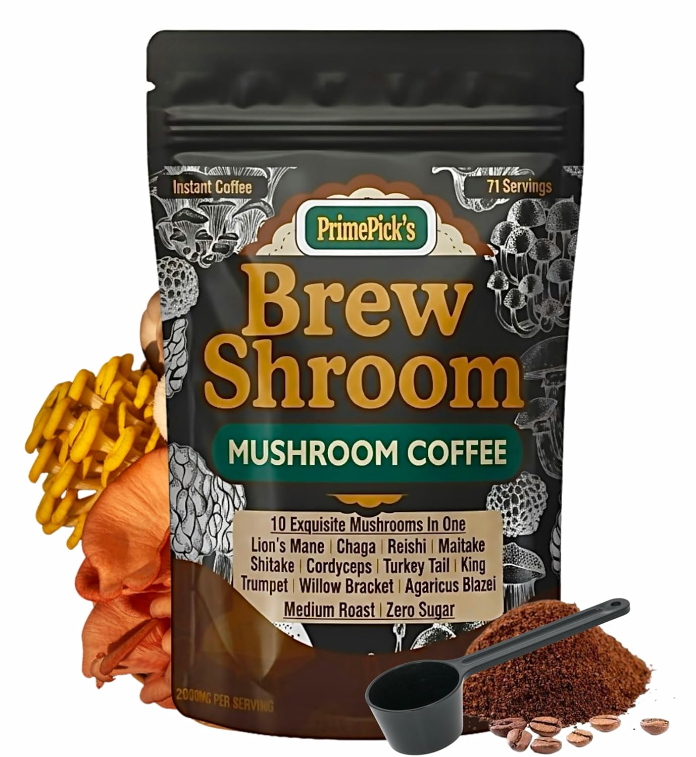 PrimePick's-Brewshroom-10-in-1-Mushroom-Coffee-with-2000mg-Adaptogenic-Mushrooms,-Instant,-Arabica-344