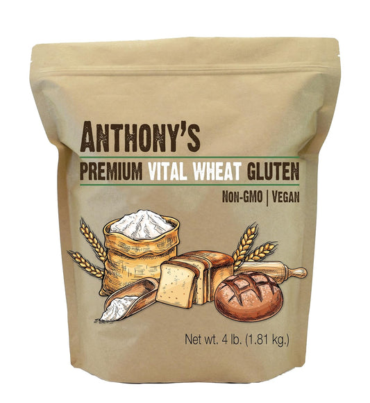 Anthony's-Vital-Gluten-de-trigo,-4-libras,-alto-en-vegano,-1046