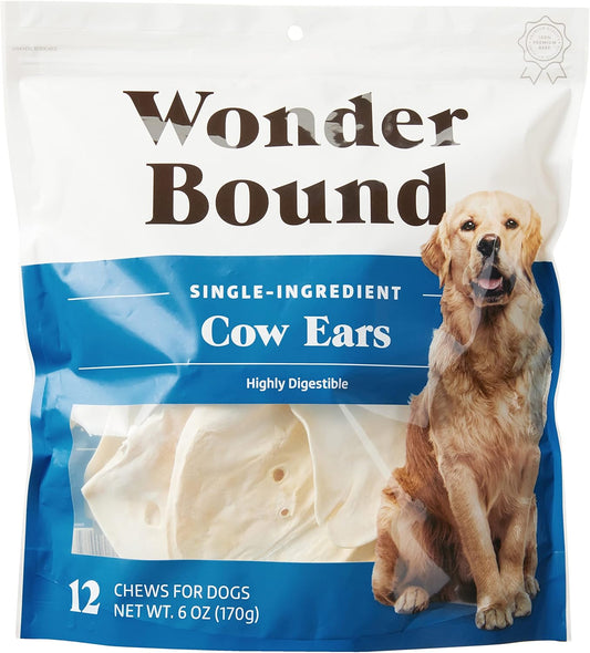 Amazon-Brand-–-Wonder-Bound-Cow-Ears-Dog-Treats,-Pack-of-Beef,-1124