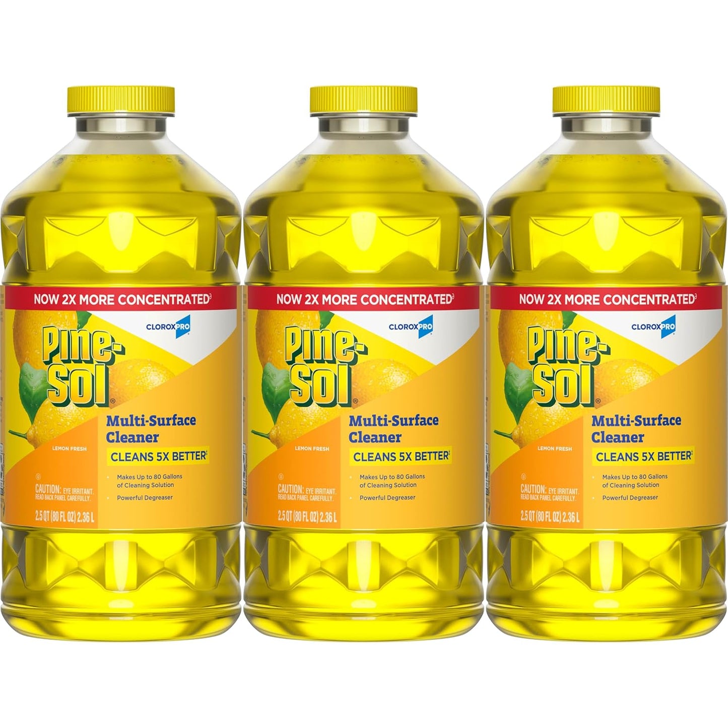 CloroxPro-Pine-Sol-Multi-Surface-Cleaner,-All-Purpose-Cleaner,-Lemon-Fresh,-80-Fluid-Ounces,-Pack-of-3-1220