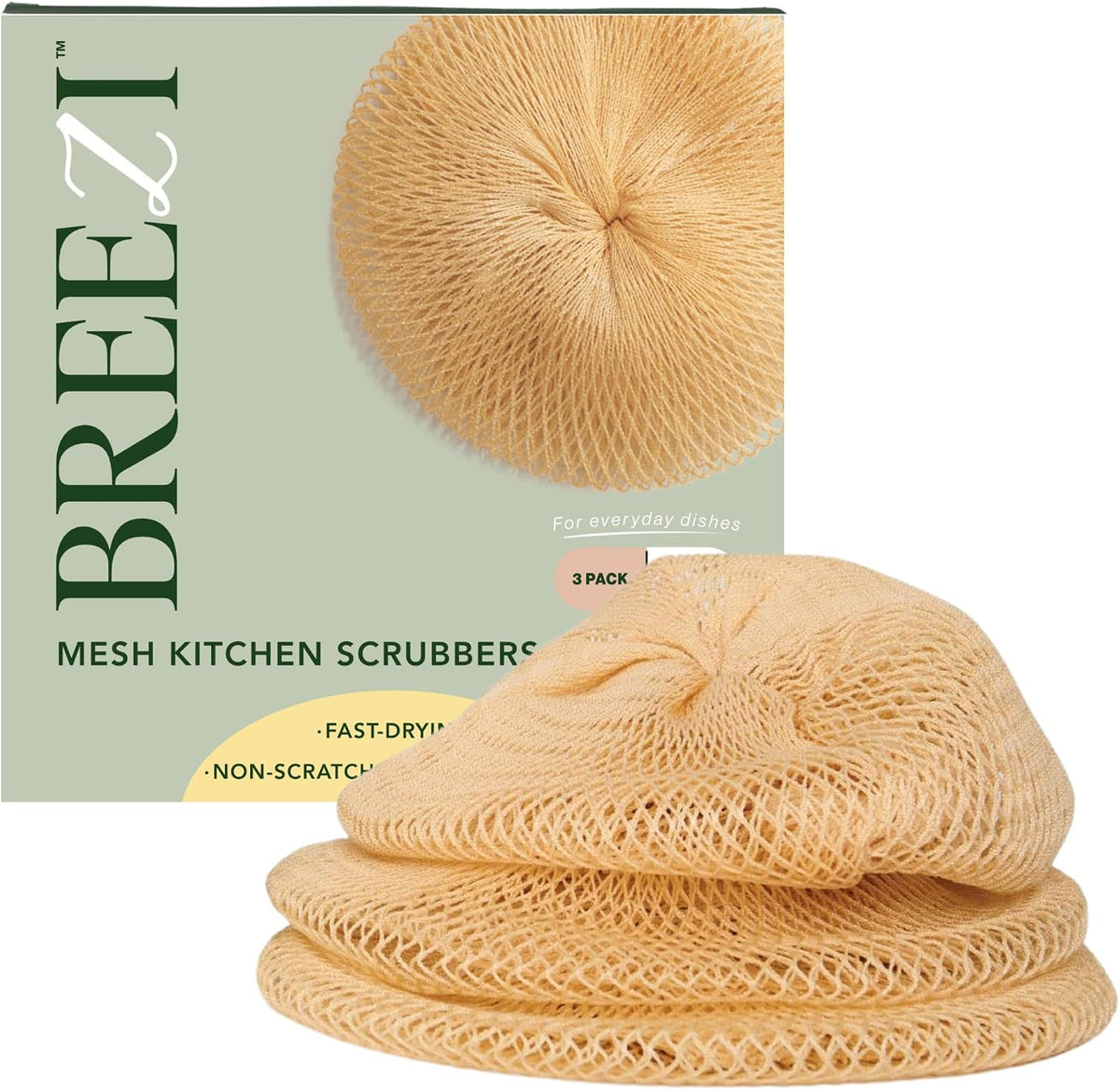 Non-Scratch-Odor-Free-Kitchen-Scrubber,-3-Pk-Mesh-Multi-Purpose-Dish-Sponge-----50