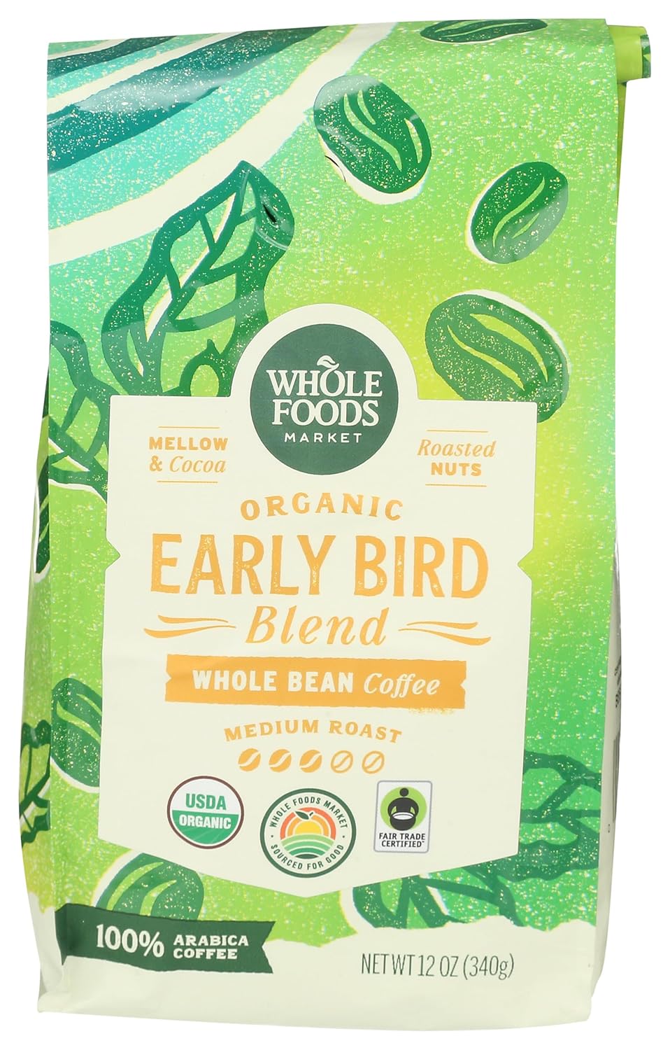 Whole-Foods-Market,-Organic-Early-Bird-Blend,-Medium-Roast-Whole-Bean-Coffee,-Cocoa-2407