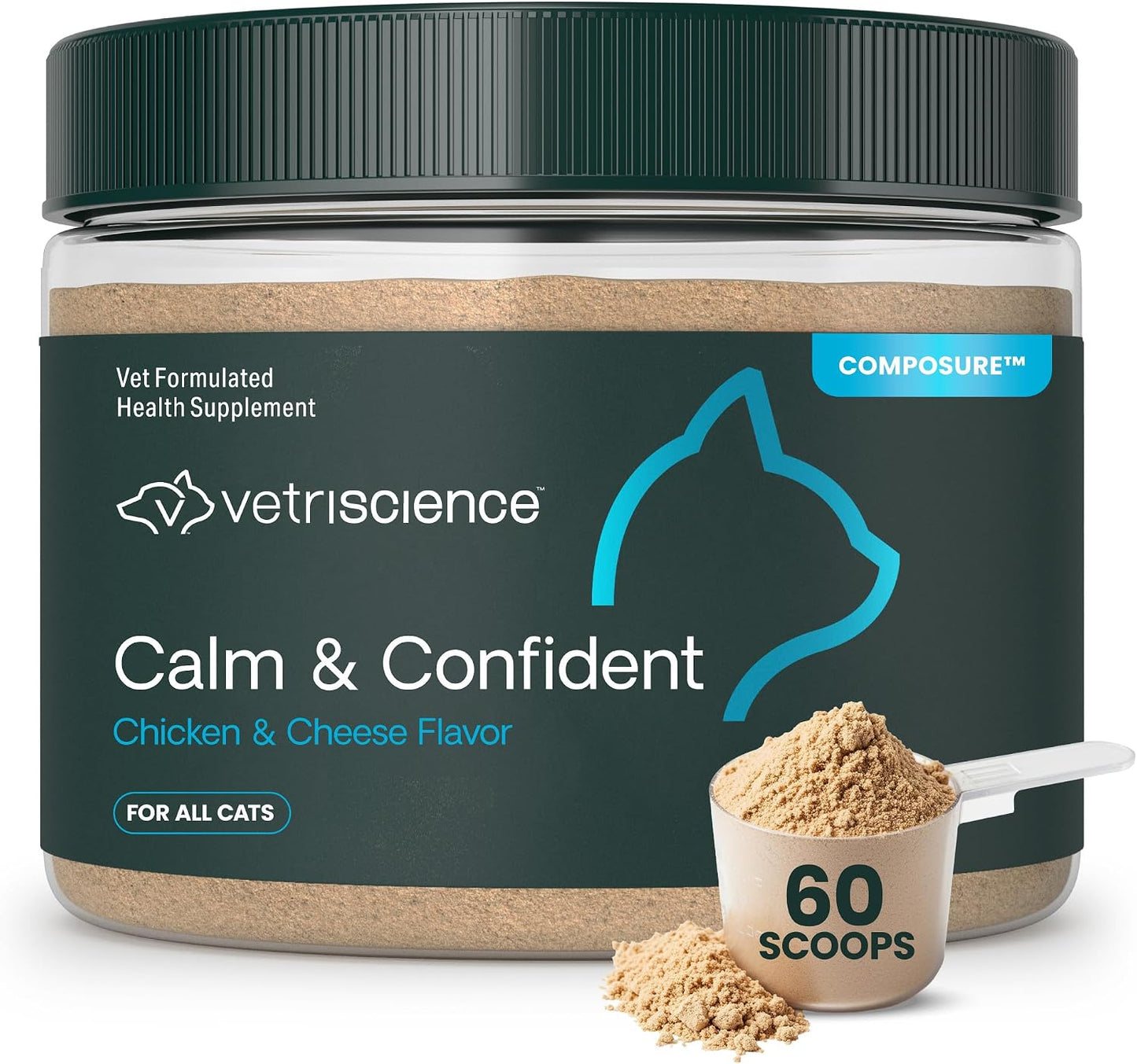 VetriScience-Calm-&-Confident-Powder,-Composure-Calming-and-Anxiety-Supplement-for-Cats,-Reduce-1039