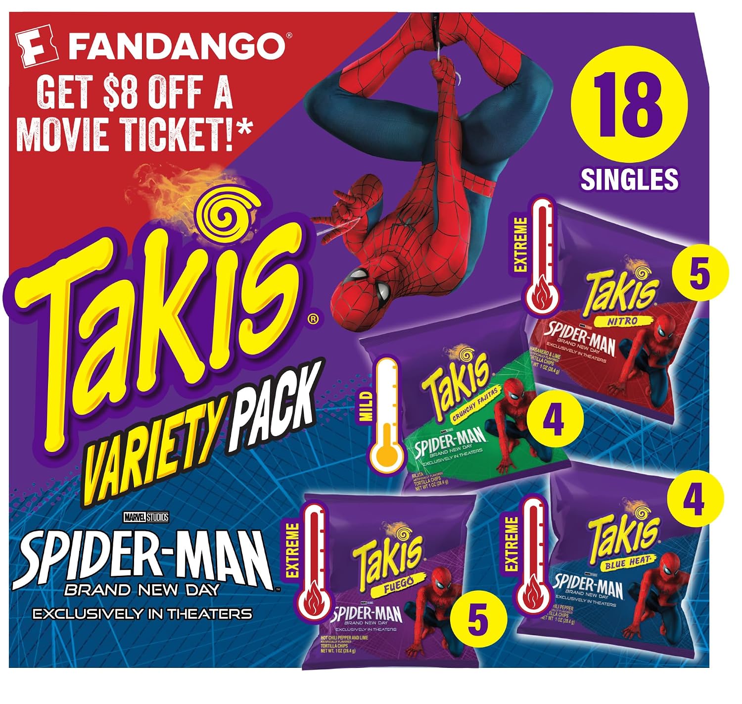 Takis-Assorted-Variety-Pack-Rolled-Tortilla-Chips,-18-Count-|--5--Fuego,--5-Blue--4-2395