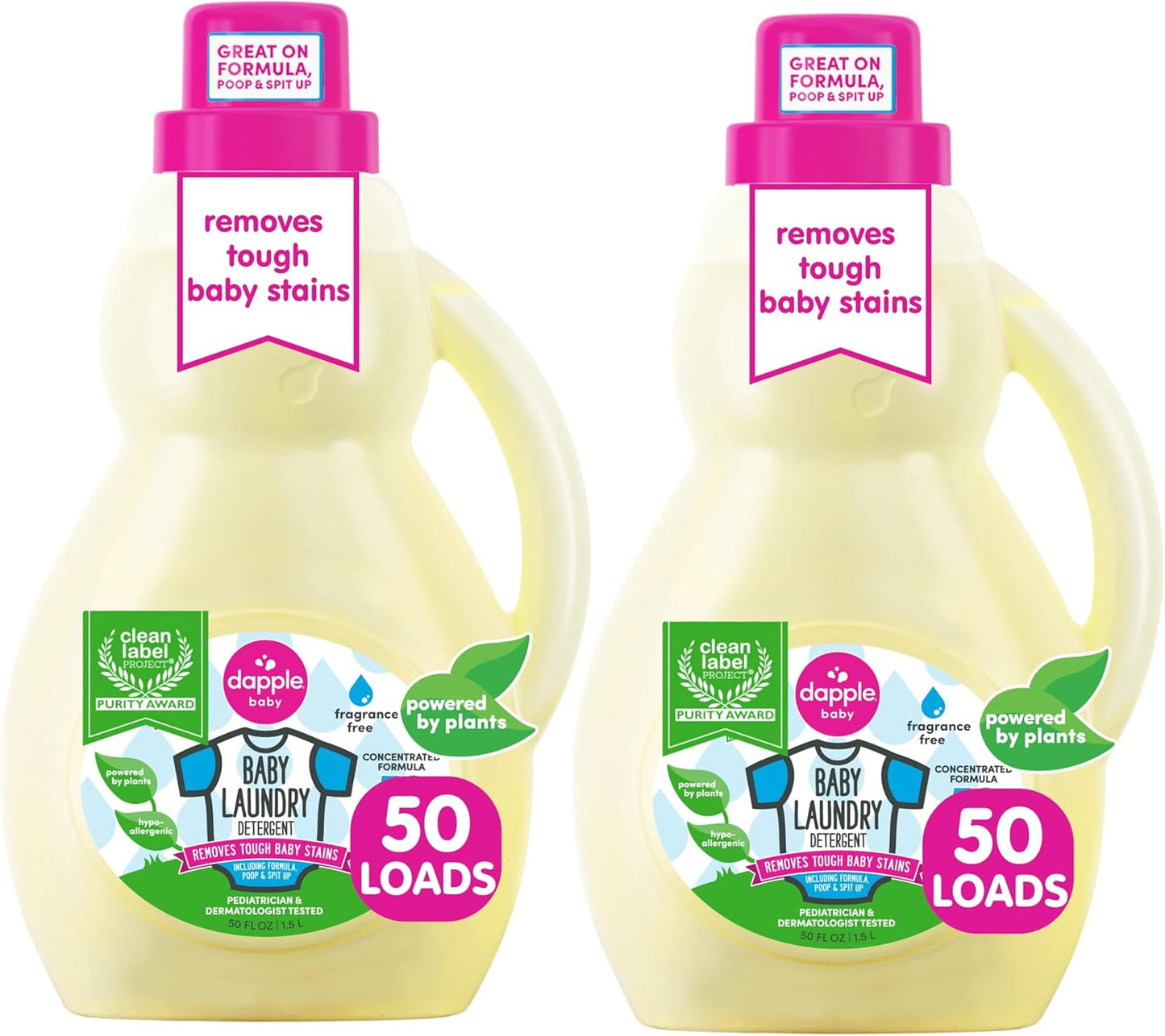 Dapple-Baby-Laundry-Detergent,-Plant-Powered,-Hypoallergenic,-Fragrance-Free,-Concentrated,-50-fl-1352