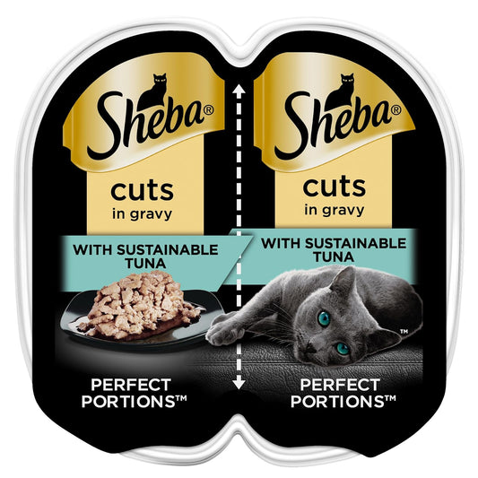 Sheba-Perfect-Portions-Wet-Cat-Food-Cuts-in-Gravy,-Sustainable-Tuna,-oz.-Tray--460