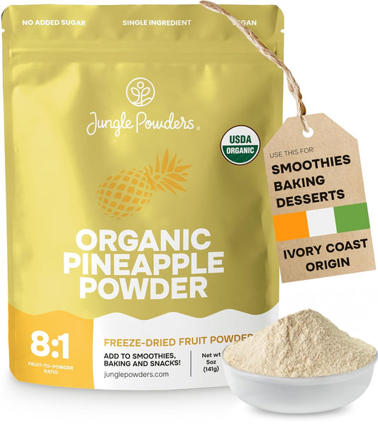 Pineapple-Powder-Organic-5-Ounce-Bag-USDA-Certified-&-3rd-Party-Lab---Rich-762