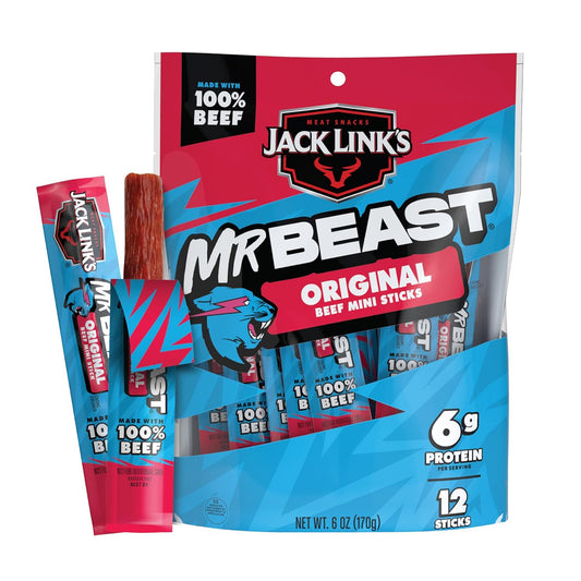 Jack-Link's-MrBeast-Original-Mini-Beef-Jerky-Sticks---(12-Pack)--0.5-oz-|-Wrapped-2528