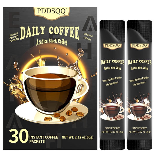 Paquetes-de-café-instantáneo,-30-bolsitas,-café-negro-arábica-tostado-medio,-individuales863