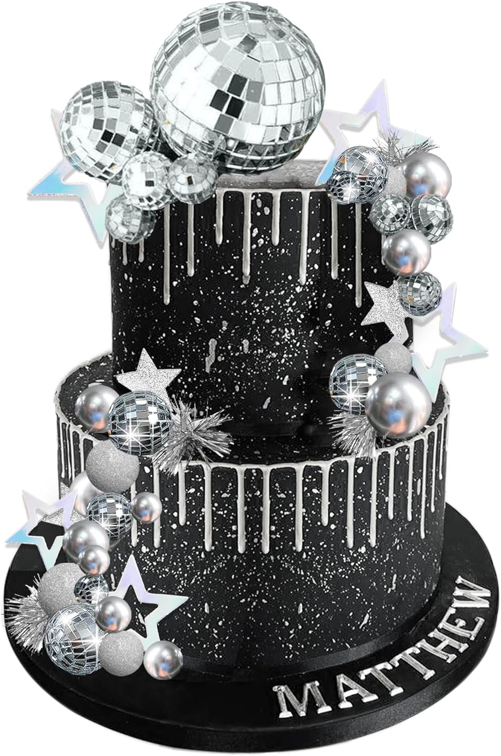 Disco-Ball-Cake-Topper-Mirror-Balls-Cake-3766