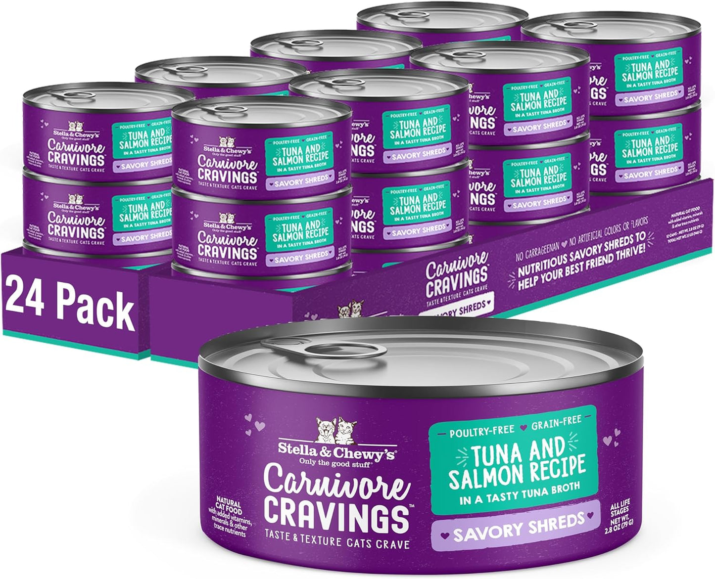 Stella-&-Chewy's-Carnivore-Cravings-Savory-Shreds-Cans-–-Grain-Free,-Protein-Rich-473