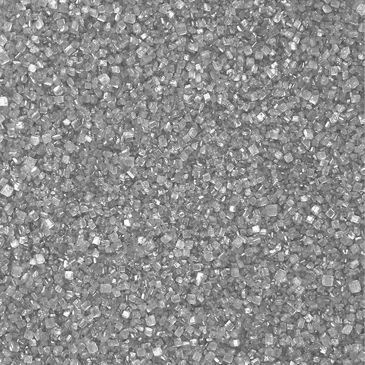 Silver-Sprinkles-for-Cake-Decorating,-Silver-Sanding-Crystal-Sugar-for-Baking-130g/4.59oz,-Cookie-Donuts-743
