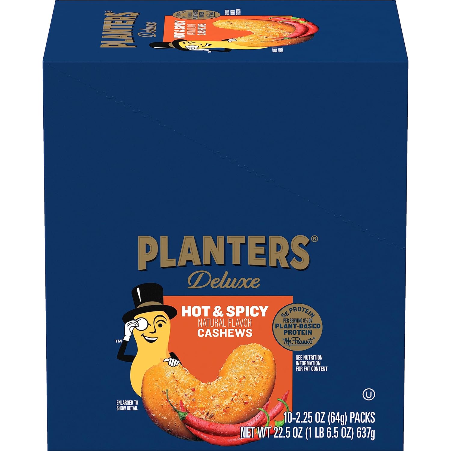 PLANTERS-Deluxe-Spicy-Cajun-Cashews,-Plant-Based-Protein,-22.5-Oz-(1--Ct)-|-Roasted-Flavored-31