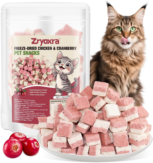 Freeze-Dried-Chicken-Cat-&-Dog-Treats-with-Cranberry,-Natural-Ingredient-High-Protein-344
