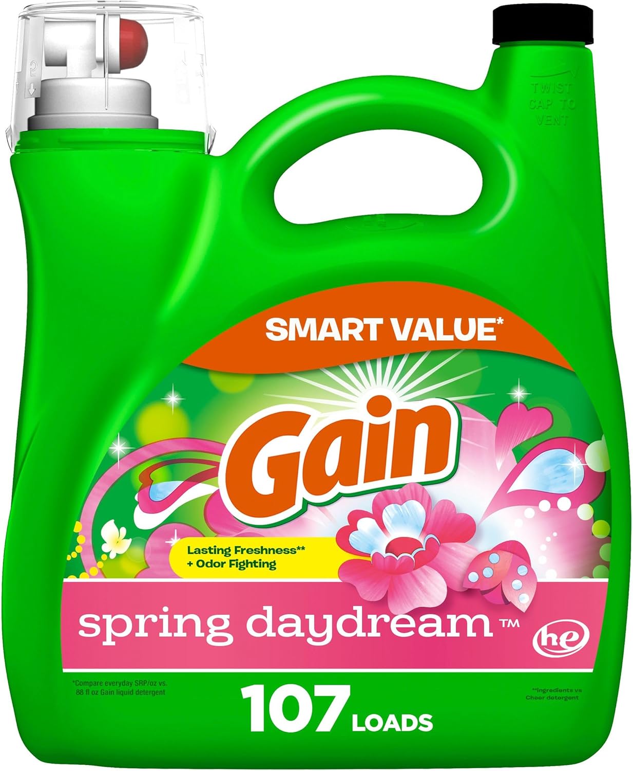 Gain-Liquid-Laundry-Detergent,-Spring-Daydream-Scent,-154-fl-oz,-107-loads,-1416