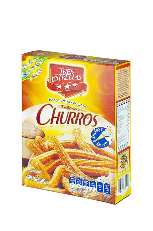 Tres-Estrellas-Churros-Flour-Mix,-17.6-oz.-------254
