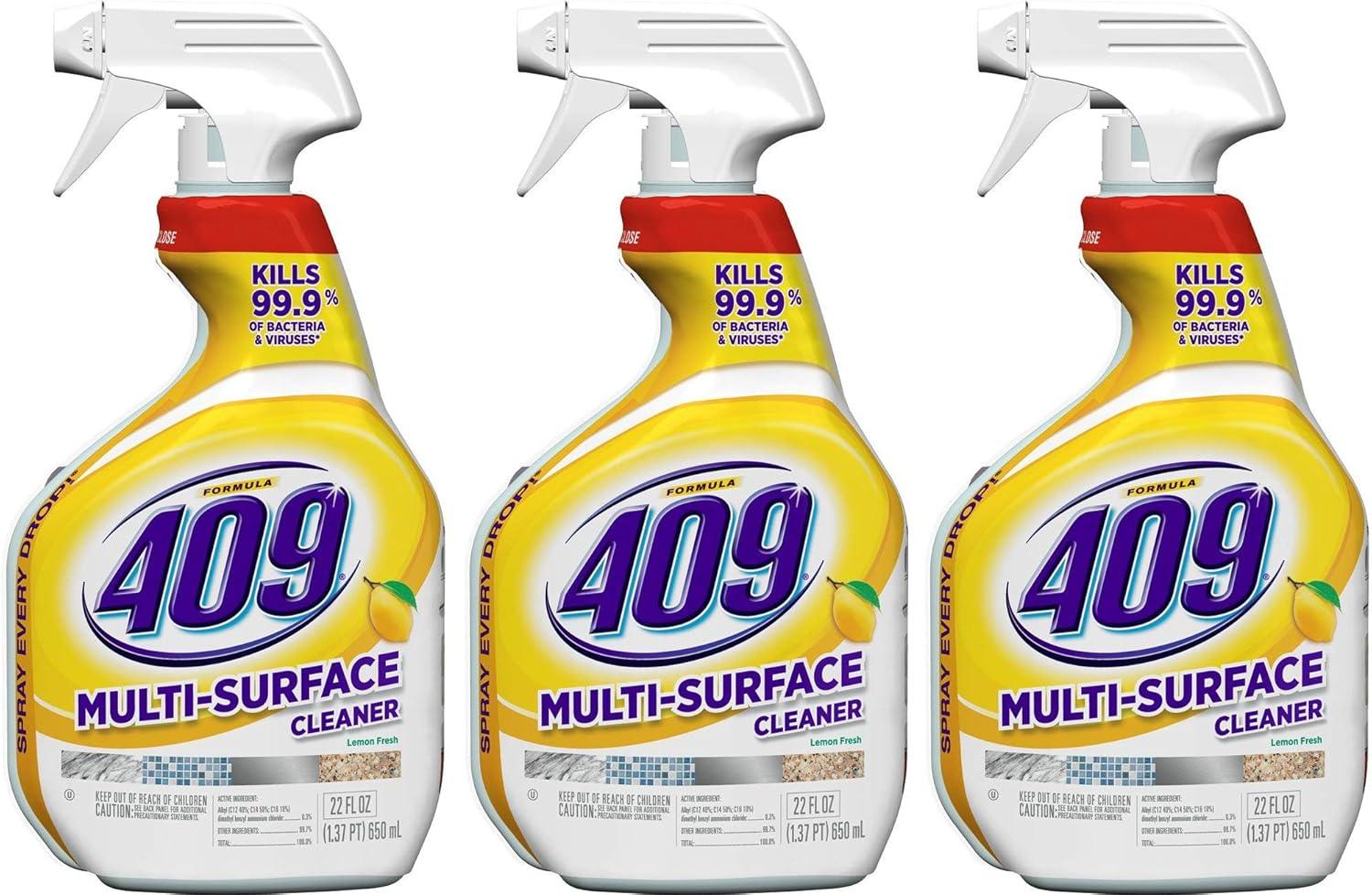 Formula-409-Multi-Surface-Spray-Cleaner,-Lemon-Scent,-22-Ounces,-Pack-2581