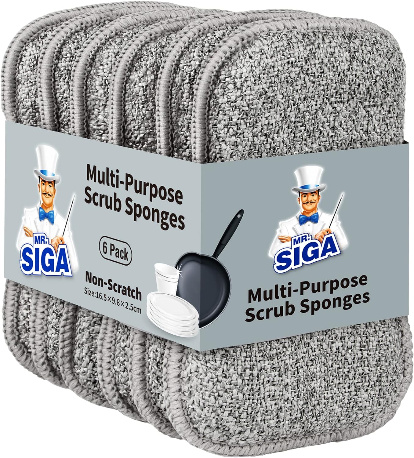 MR.SIGA-Dual-Sided-Scrub-Sponges,-Long-lasting,-Reusable-Dishwashing-Sponges-for-5124
