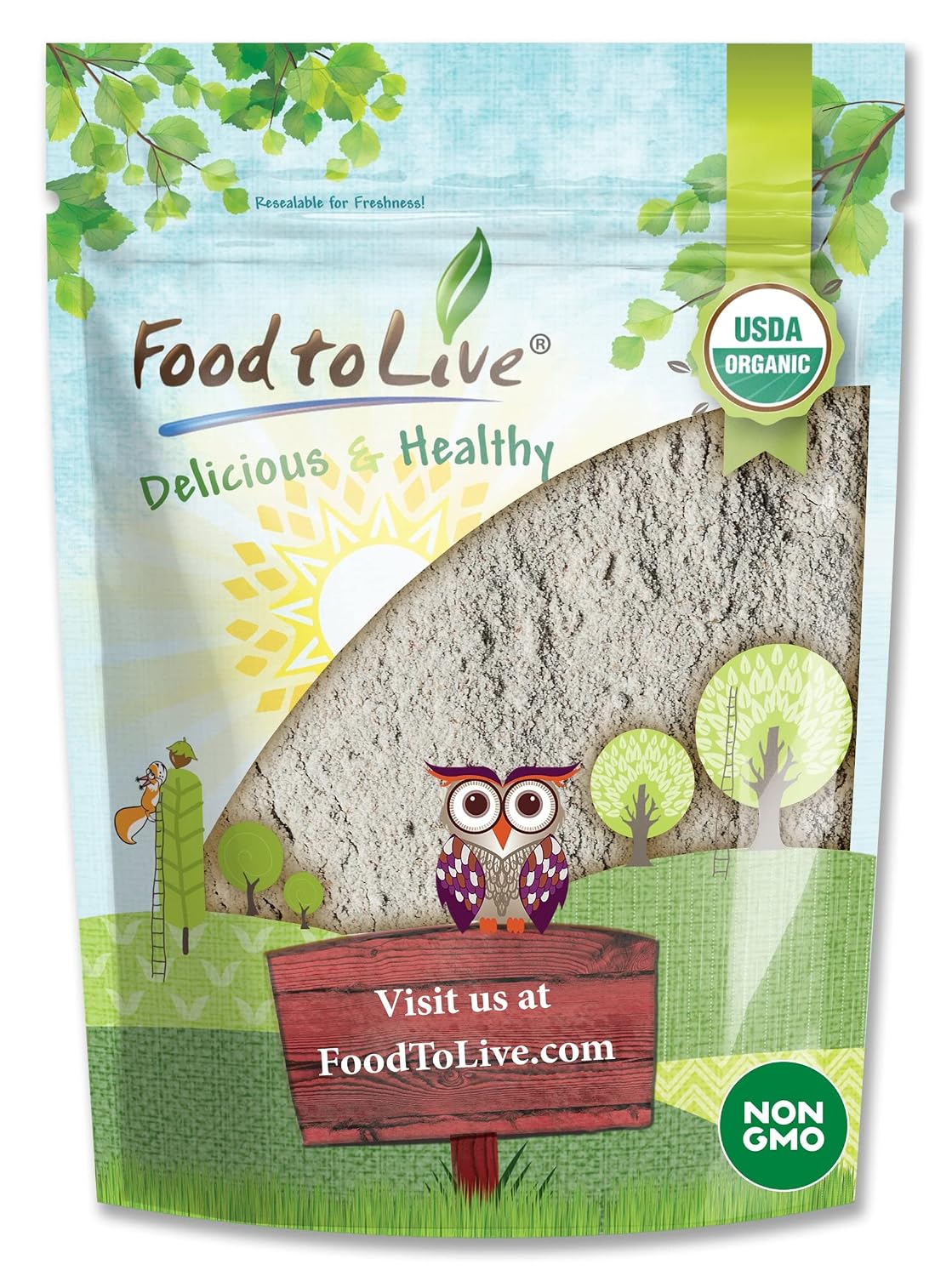 Food-to-Live-Organic-Dark-Rye-Flour,-8-Ounces-–-Whole-Grain,-303