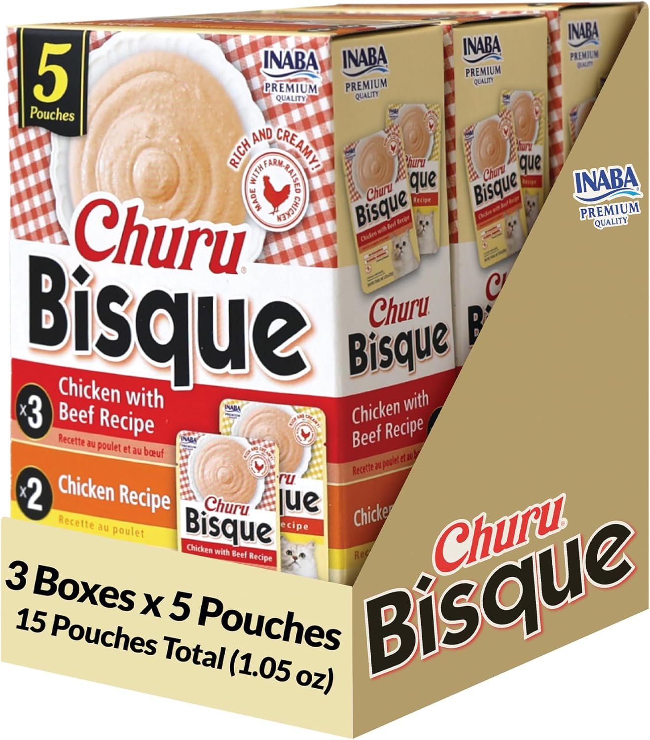 INABA-Churu-Bisque-for-Cats,-Creamy-Lickable-Purée-Side-Dish-with-E,-Ounce-Pouch,1523
