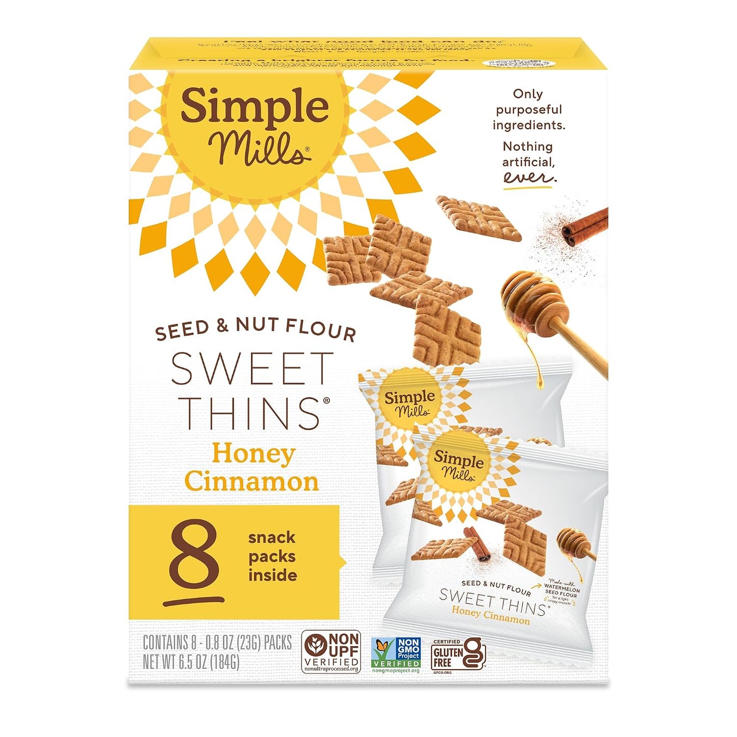 Simple-Mills-Sweet-Thins-Snack-Packs,-Honey-Cinnamon,-1pk,-8ct,-0.8oz--|-1-Pack-8-2673
