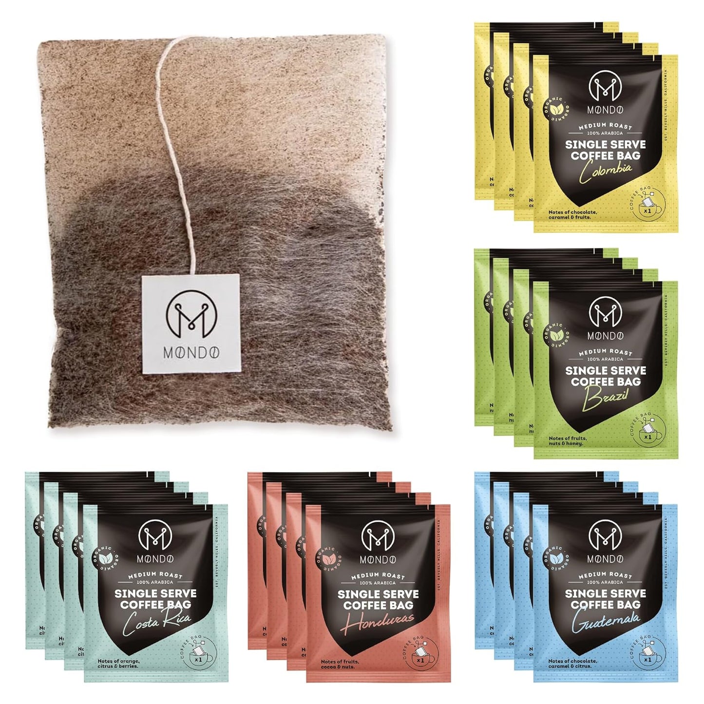 Mondo-Single-Serve-Coffee-Bags-(20-Cups)-Variety-Pack---Organic,-Medium-Roast-2137
