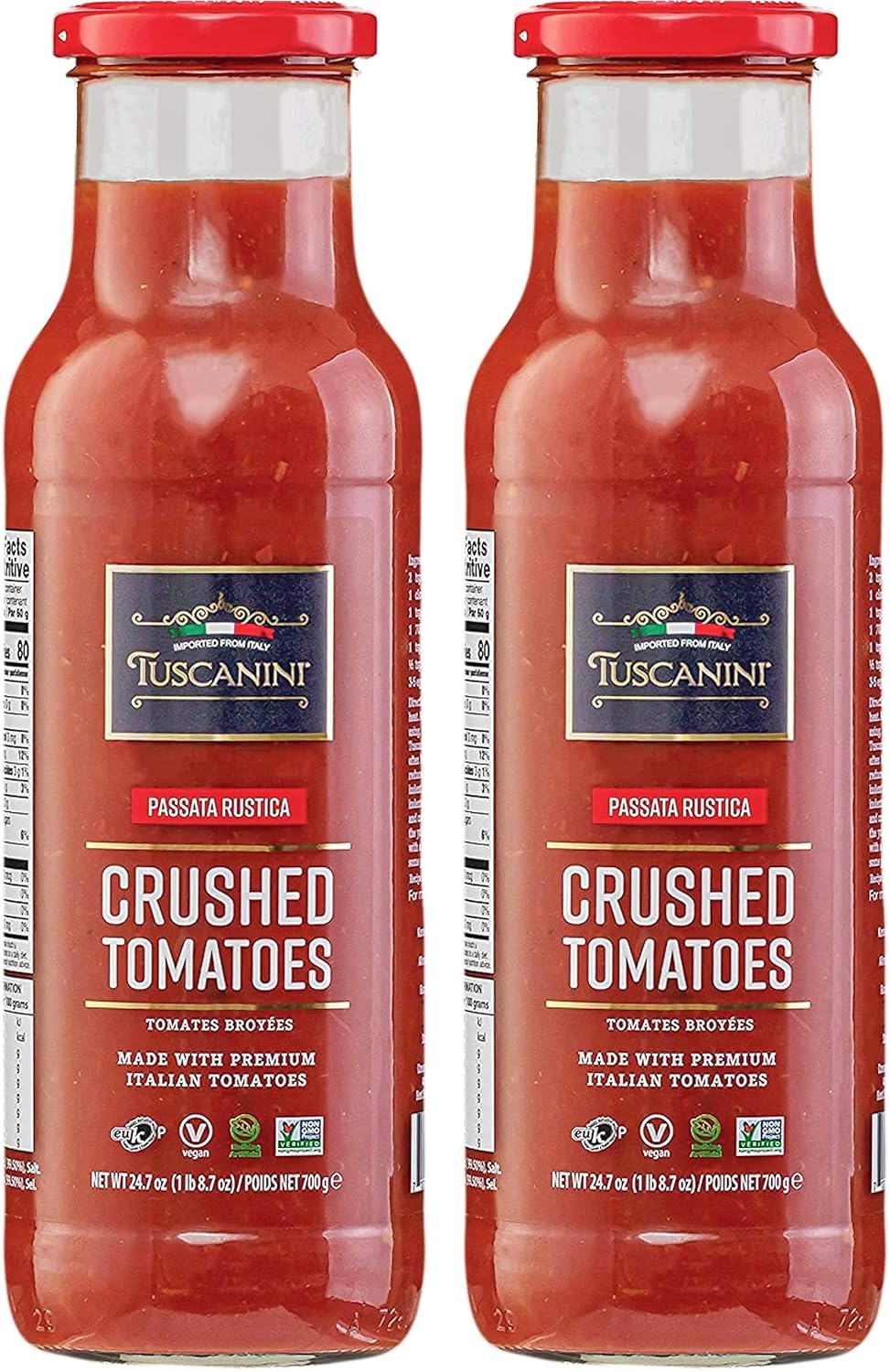 Tuscanini-Premium-Italian-Crushed-Tomatoes-24.7oz-(2-Pack)-Passata-Rustica,-Vegan,-Nothing-538