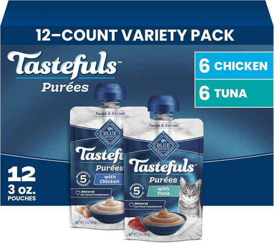 Blue-Buffalo-Tastefuls-Purées-Variety-Pack-Wet-Cat-Food-Complement-(Chicken-&-Tuna)-1832