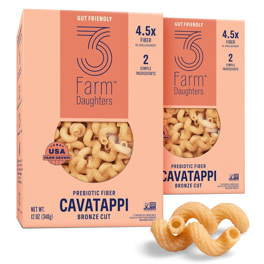 Three-Farm-Daughters-High-Fiber-Pasta-Cavatappi-Pack,-796