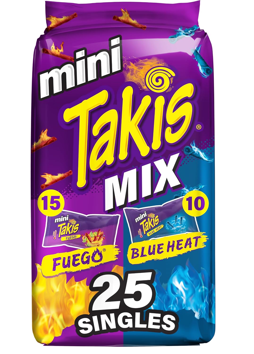Takis-Mini-Rolled-Tortilla-Chips-Multipack---Assorted-Variety,-25-Count--|--15-Fuego--10-1799