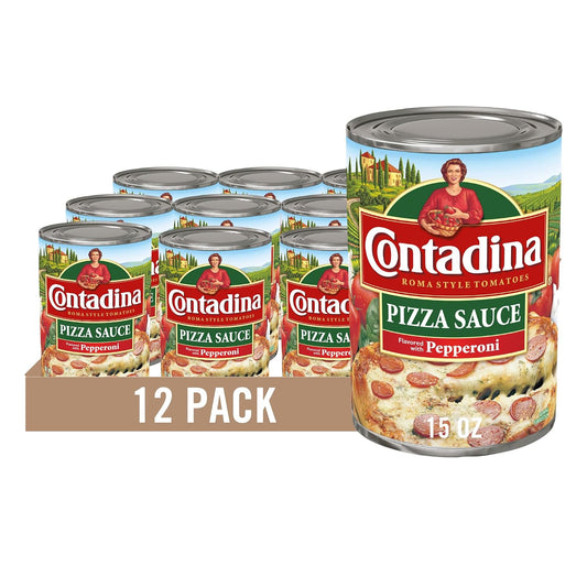 Contadina-Roma-Style-Pizza-Sauce-Flavored-with-Pepperoni,-15-oz.-Can-(pack-680